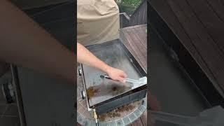 Restoring a Rusted Blackstone Griddle with No Powertools | Removing Rust