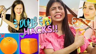 Testing Out Viral Hacks by 5 Minute Crafts!! *epic fail* Part 1