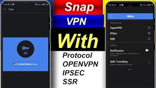 Snap VPN - Unlimited Free & Super Fast VPN Proxy openvpn, ipsec, ssr protocol Free VPN Servers