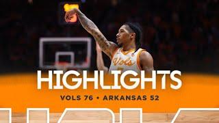 HIGHLIGHTS: No. 1 Vols 76, Arkansas 52 (Jan. 4, 2025)