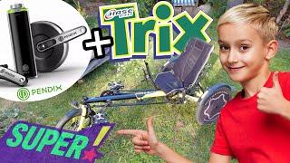 ‍ Umrüstung HASE Bikes "TRIX" auf  Pendix eDrive 500 Chancengleichheit ‍ Inklusion 