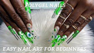 Easy Nail Art Using Gel Polish | Beginner Nail Art