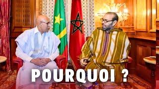 SM le Roi Mohammed VI reçoit le président mauritanien au Palais Royal à Casablanca