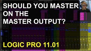 Should you master on the master bus? / LOGIC PRO 11.01