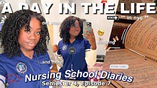 Day in the life of a Nursing School Student in NYC !