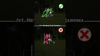 How to do NEYMAR FAKE RABONA ️.#football #footballskills #soccer #neymar #rabona #shorts