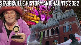 History and Haunts 2022 Dawn's Zombie Walk Win and Hay Rides Sevierville Tennessee Smokies Fun