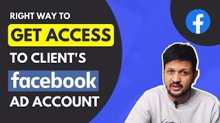 How To Get Access To Client's Facebook Ad Account? | Facebook Business Manager Tutorial | Hindi