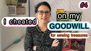 My Sewing Supply Thrift Haul ~ Amazing Goodwill Sewing Treasures