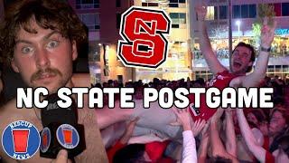 NC State goes CRAZY after beating Duke in the Elite 8