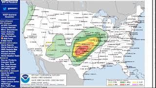 2/26/23 LIVE- MAJOR SEVERE WEATHER OUTBREAK LATER TODAY- Derecho wind event- 80-110MPH