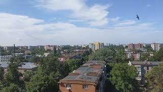 Mildly cloudy Poltava timelapse 4K