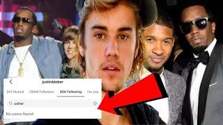 Justin Bieber UNFOLLOWS Usher after Diddy PAST TRAUMA?! + EXPOSING EVERYONE?!