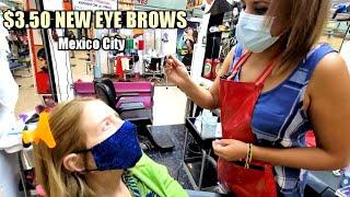 $3.50 MEXICAN EYE BROW TRIM AND COLORING by "Yamel" (Mommy Makeover)  Mexico City ASMR