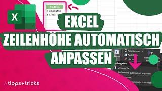 Excel: Zeilenhöhe automatisch anpassen – so klappt's