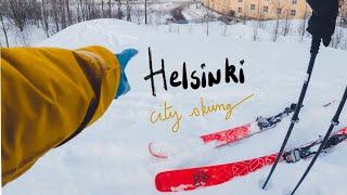 CITY SKIING - HELSINKI FINLAND - GoPro 9