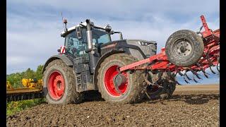 Fendt 930 Black à la préparation des terres à maïs 2024 !