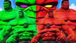 Hulk Smash World | Incredible Hulk vs Red Hulk - What If