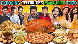 EATING FAVOURITE FOODS OF FAMOUS CELEBRITIESSRK,SALMAN KHAN,NORA FATEHI,DEEPIKA,ALIA Exposed