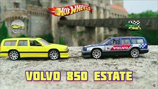 Volvo 850 Estate - Hot Wheels - Factory Fresh 2021 (Yellow/GTC62) HW Race Day 2020 (Grey/GHD96)