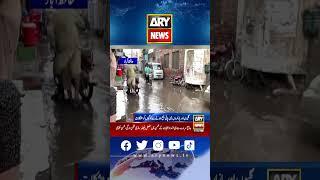 Heavy rain in and around Hafizabad #BreakingNews #ARYNewsLive #Hafizabad