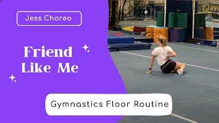 Friend Like Me - Aladdin | Gymnastics Floor Routine | Jess Choreo