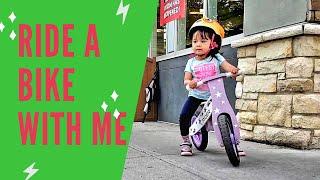 Ride a Bike with Me | Toddler Bike | StepHenz Vlogs