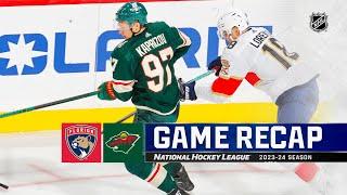 Panthers @ Wild 10/12 | NHL Highlights 2023