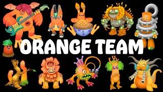 All Orange Monsters (All Sounds & Animations) | My Singing Monsters