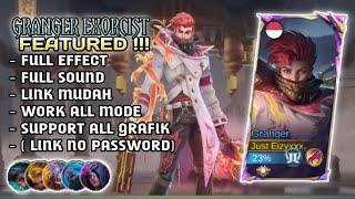 NEW Script Skin Granger Exorcist No Password | Effect & Voice - New Patch Mobile Legends