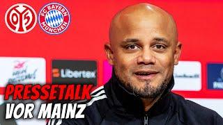 Pressetalk mit Vincent Kompany vor Mainz 05 - FC Bayern | Bundesliga