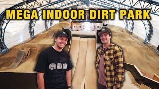 ME & SAM REYNOLDS RIDES HUGE INDOOR DIRT JUMP PARK