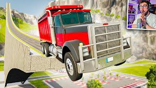 ACCIDENTES BRUTALES EN SALTOS  | BeamNG Drive