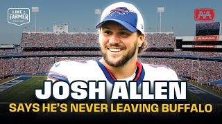 Josh Allen on Love For Buffalo, Pistachios and Damar Hamlin