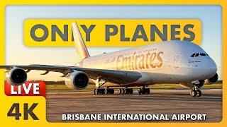  SUNSET/NIGHT Plane Spotting + STORMS? | BNE / YBBN / BRISBANE Airport w/ James + ATC ️️