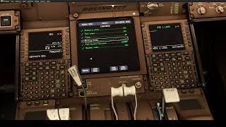 MSFS 2020 PMDG 777-300ER, AFL005, Vatsim, Novosibirsk(UNNT) - Almaty(UAAA)