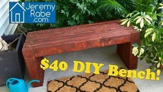 $40 DIY Bench