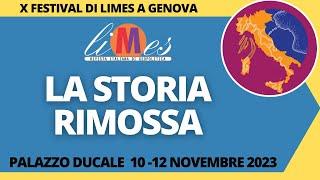 Caracciolo, Peluffo, Scurati: La storia rimossa - X Festival di Limes a Genova