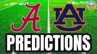 Alabama vs. Auburn PREDICTIONS | 2024 College Football Predictions