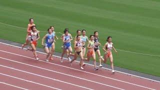 女子1部1500m決勝　関東インカレ2022