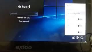 Reset password windows 10 via command prompt CMD