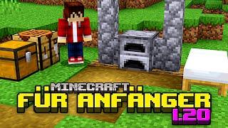 Wie beginnt man Minecraft ? | Minecraft für Anfänger 1.20 | LarsLP