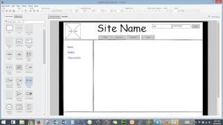 Wireframing  using pencil