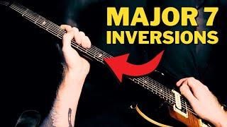 Major 7 Guitar Chord Inversions Lesson!