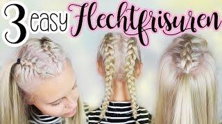 3 easy FLECHTFRISUREN - mit meiner COUSINE  | Dagi Bee