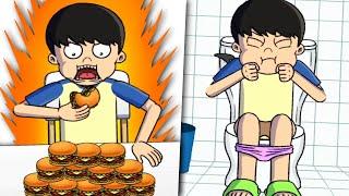 This Eating Simulator is TOO Realistic  (Food Fighter)