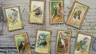 Easy DIY Faux Vintage Stamps