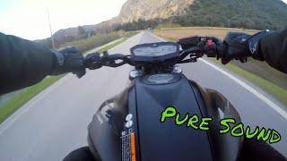 Yamaha MT07 Pure Exhaust SOUND / Quick Ride / Mivv Delta Race Exhaust