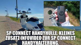 Vespa GTS. SP Connect Handyhülle. Kleines Zusatz Infovideo zur SP Connect Handyhalterung.