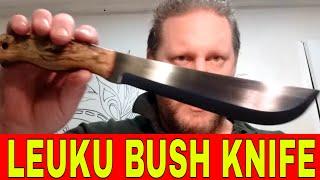 Leuku Bush Crafter by Wessex Blades Hand Made Knives. a Bush Knife in 52100